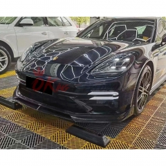 CMST Style Dry Carbon Fiber Front Lip For Porsche Panamera 971 971.2 2020-2023