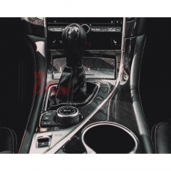 Honeycomb Weave Dry Carbon Fiber Interiors For Infiniti Q50 2018-2024