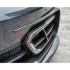 Paktechz Style Dry Carbon Fiber Front Canards For Porsche Panamera 971 971.2 2020-2023
