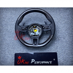 Customize Carbon Fiber Steering Wheel For Porsche Panamera 971 971.2 2017-2023