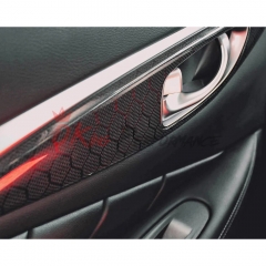 Honeycomb Weave Dry Carbon Fiber Interiors For Infiniti Q50 2018-2024
