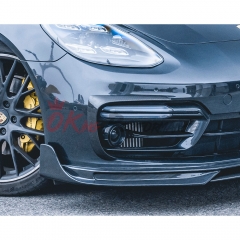 CMST Style Dry Carbon Fiber Front Bumper Vents Trim For Porsche Panamera 971 971.2 2020-2023