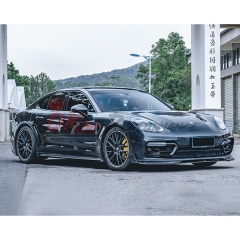 CMST Style Dry Carbon Fiber Side Skirt For Porsche Panamera 971 971.1 971.2 2017-2023