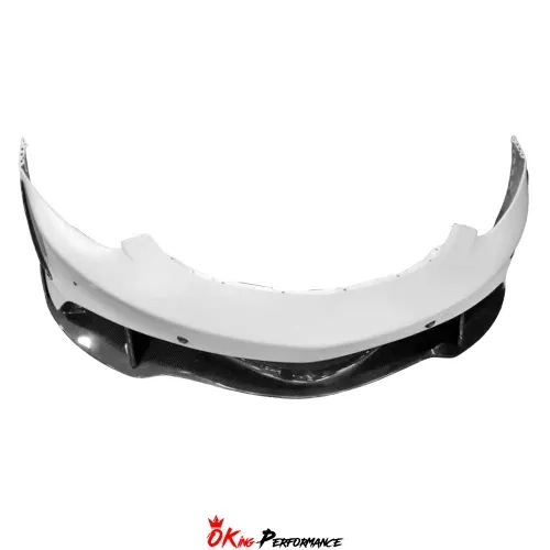 OKing Style Dry Carbon Fiber Front Bumper For Mclaren GT