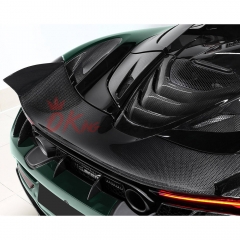 TopCar Style Dry Carbon Fiber Rear Spoiler For Mclaren 720S