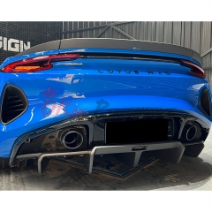 OD Style Dry Carbon Fiber Rear Bumper Vent Ducts For Lotus Emira