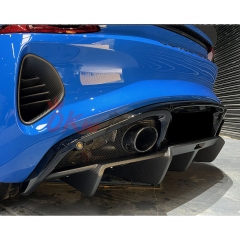 OD Style Dry Carbon Fiber Rear Bumper Vent Ducts For Lotus Emira
