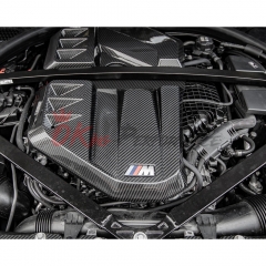 OEM Style Dry Carbon Fiber Engine Cover For BMW G80 M3 G82 M4 2020-2024