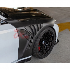 OD Style Dry Carbon Fiber Front Fenders For BMW G80 M3 G82 M4 2020-2024
