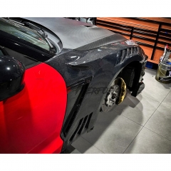 2024 Top Secret Style Dry Carbon Fiber Fender For Nissan R35 GTR 2008-2026