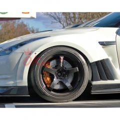 2013 Varis Style Partial Carbon Fiber Wide Fender Set For Nissan R35 GTR 2008-2011