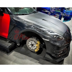 2024 Top Secret Style Dry Carbon Fiber Fender For Nissan R35 GTR 2008-2026