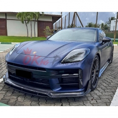 OD V2 Style Dry Carbon Fiber Front Lip For Porsche Panamera 976 2024-On