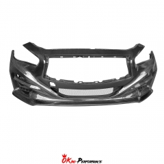 Impul 537S Style Carbon Fiber Front Bumper For Infiniti Q50 2013-2024