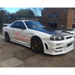 BN Style Carbon Fiber Fender For Nissan R34 GTR 1998-2002