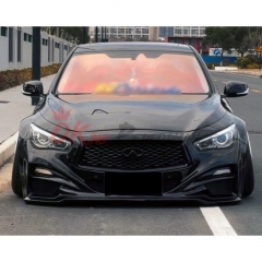 Impul 537S Style Carbon Fiber Front Bumper For Infiniti Q50 2013-2024