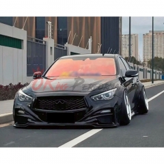 Impul 537S Style Carbon Fiber Front Bumper For Infiniti Q50 2013-2024