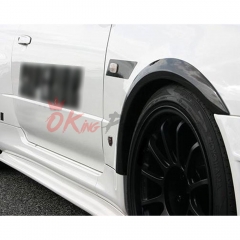 Superior AC Style Carbon Fiber Wide Fender Wheels Flares For Nissan R34 GTR 1998-2002