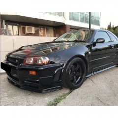 Nismo Z-Tune Style Glass Fiber Front Fender For Nissan R34 GTR 1998-2002