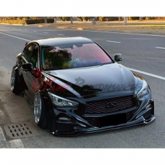 Impul 537S Style Carbon Fiber Front Bumper For Infiniti Q50 2013-2024