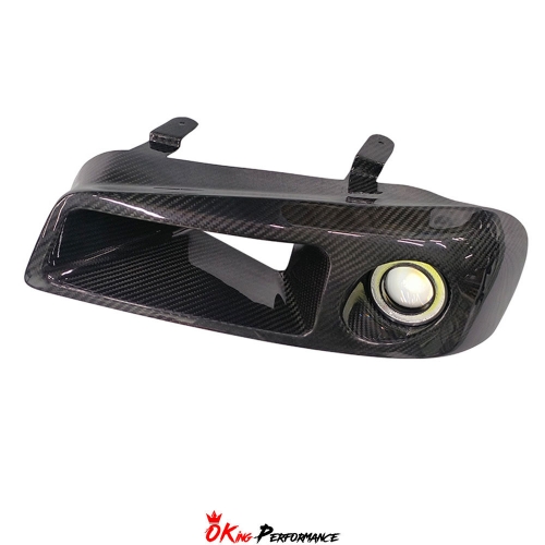 Dry Carbon Fiber Headlamp Air Intake For Nissan R34 GTR GTT 1998-2002