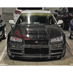 Nismo Z-Tune Style Carbon Fiber Front Bumper For Nissan R34 GTR 1998-2002