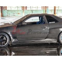 Carbon Fiber Car Doors For Nissan R34 GTR 1998-2002