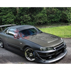 Nismo Z-Tune Style Carbon Fiber Hood For Nissan R34 GTT 1998-2002