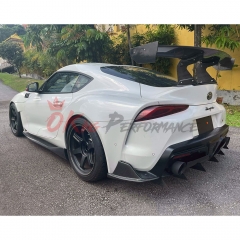 Varis Style Carbon Fiber Side Skirt Under Board For Toyota GR Supra MK5 A90 A91 2019-2024