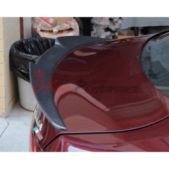 Quadrifoglio Style Carbon Fiber Rear Trunk Wing Spoiler For Alfa Romeo Giulia 2016-2023