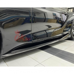Varis Style Carbon Fiber Side Skirt Under Board For Toyota GR Supra MK5 A90 A91 2019-2024