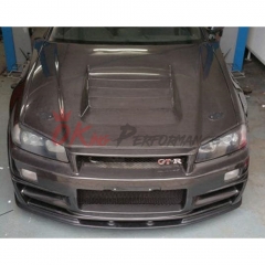 GTT to GTR Nismo Z-tune Style Carbon Fiber Full Set Body Kits For Nissan R34 GTT 1998-2002