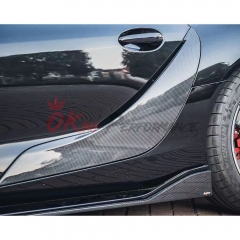 Dry Carbon Fiber Rear Side Blades Door Trims For Toyota GR Supra MK5 A90 A91 2019-2024