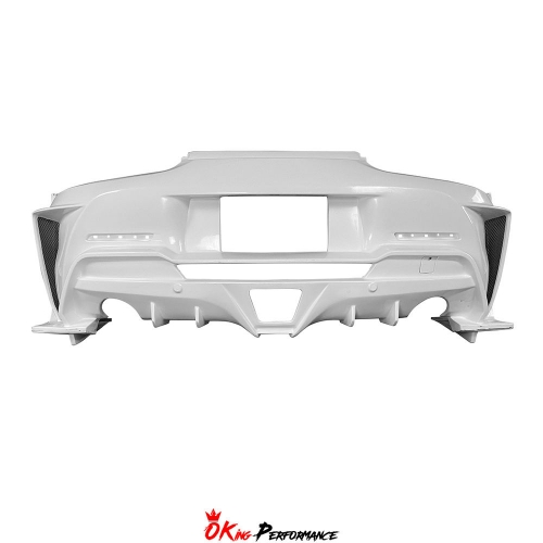 INGS Style Glass Fiber Rear Bumper For Toyota GR Supra MK5 A90 A91 2019-2024