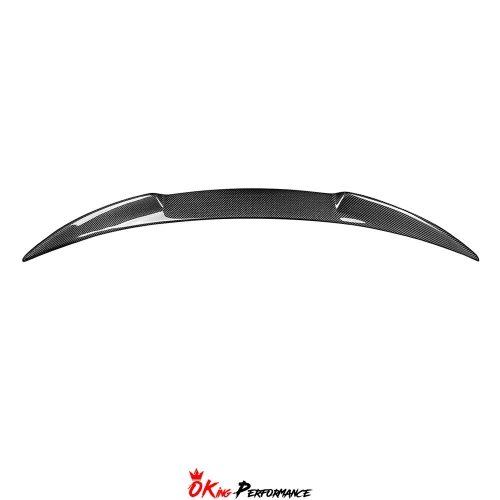 Quadrifoglio Style Carbon Fiber Rear Trunk Wing Spoiler For Alfa Romeo Giulia 2016-2023