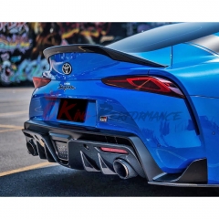 Aimgain Style Carbon Fiber Rear Diffuser For Toyota GR Supra MK5 A90 A91 2019-2024