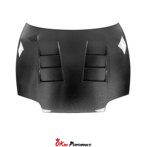TopSecret Style Carbon Fiber Hood For Toyota Supra MK4 JZA80 A80 MKIV 1993-2002