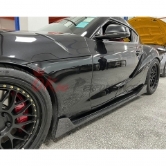 Aimgain Style Carbon Fiber Side Skirt For Toyota GR Supra MK5 A90 A91 2019-2024