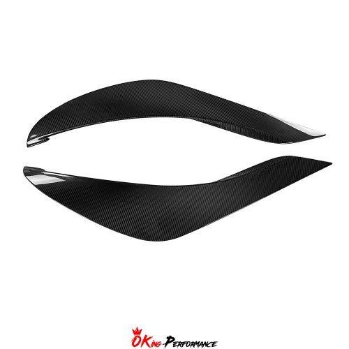 Dry Carbon Fiber Rear Side Blades Door Trims For Toyota GR Supra MK5 A90 A91 2019-2024