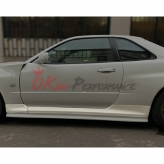 OEM V-Spec Nismo Z-tune Style Glass Fiber Side Skirt For Nissan R34 GTR 1998-2002