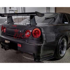 GTT to GTR Nismo Z-tune Style Carbon Fiber Full Set Body Kits For Nissan R34 GTT 1998-2002