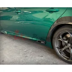 GTAM Style Carbon Fiber Side Skirt For Alfa Romeo Giulia Quadrifoglio