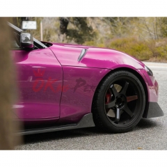 Aimgain Style Carbon Fiber Side Skirt For Toyota GR Supra MK5 A90 A91 2019-2024