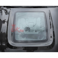 Carbon Fiber Hood With Glass For Alfa Romeo Quadrifoglio Giulia 2016-2023