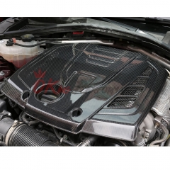 Carbon Fiber Engine Cover For Alfa Romeo Giulia 2016-2023