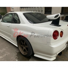 GTT to GTR Nismo Z-tune Style Glass Fiber Full Set Body Kits For Nissan R34 GTT 1998-2002