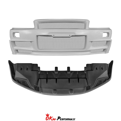 Nismo Z-Tune Style FRP Front Bumper & Carbon Fiber Under Lip For Nissan R34 GTR 1998-2002