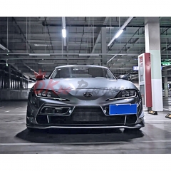 INGS Style Glass Fiber Front Bumper For Toyota GR Supra MK5 A90 A91 2019-2024