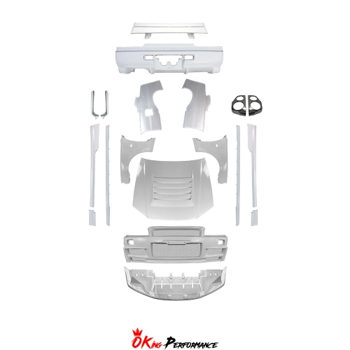 GTT to GTR Nismo Z-tune Style Glass Fiber Full Set Body Kits For Nissan R34 GTT 1998-2002