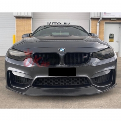 RSC Style Carbon Fiber Front Lip For BMW M3 M4 F80 F82 F83 2014-2020